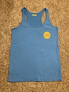 High Noon Women's Blue Logo Tank Top (Item No. A12)
